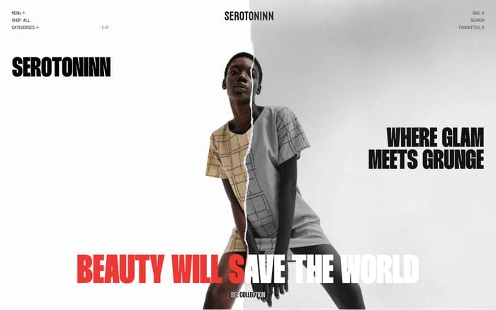 Serotoninn website preview