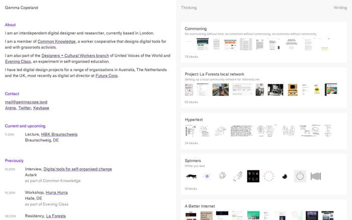 Gemma Copeland website preview