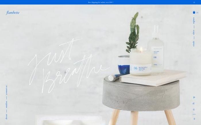 Flambette website preview