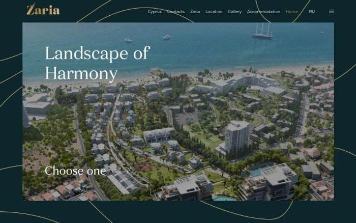 Zariacyprus website preview