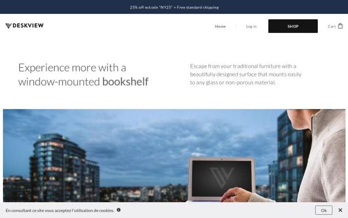 Deskview website preview