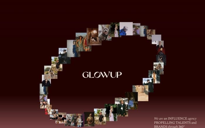Glow Up website preview