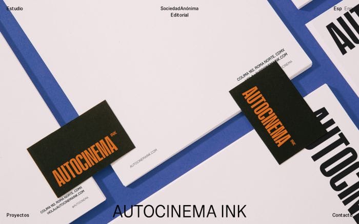 Sociedad Anonima website preview