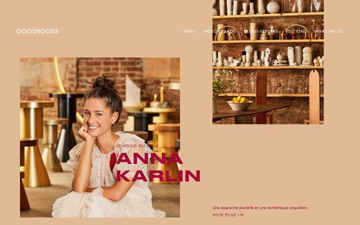 Goodmoods website preview