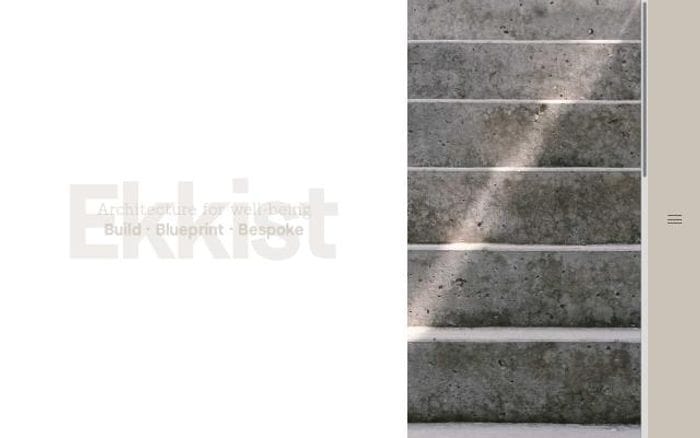 Ekkist website preview