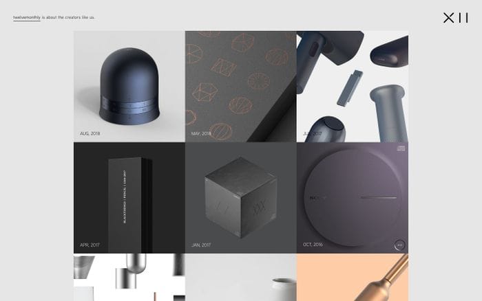 12monthly website preview