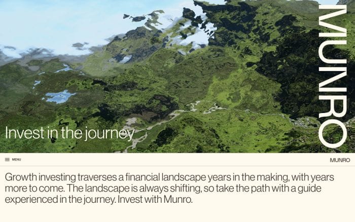 Munro Partners website preview