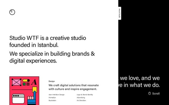 Studio WTF website preview