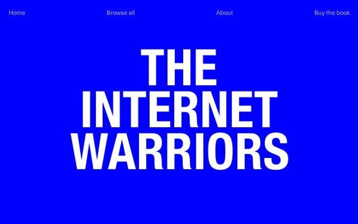 Theinternetwarriors website preview