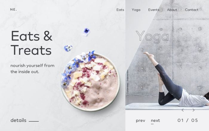 NourishEats – NourishEats by Joanna L. website preview