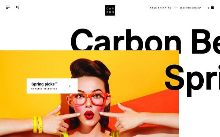 Carbonbeauty website preview