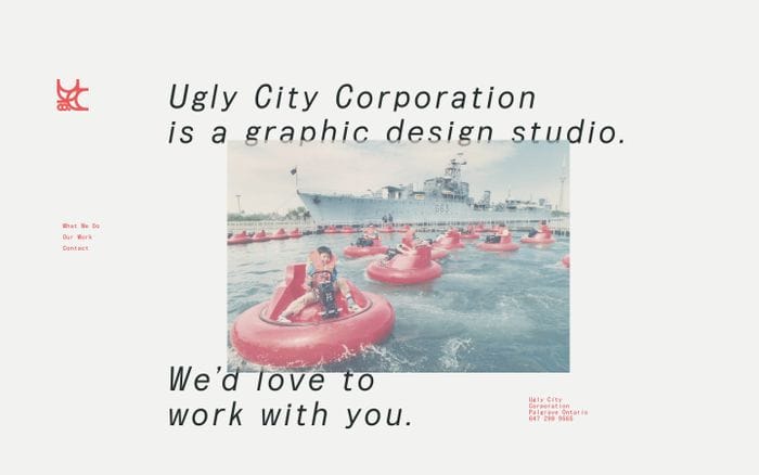 Ugly City Corporation website preview