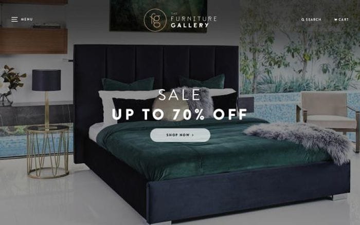Thefurnituregallery website preview