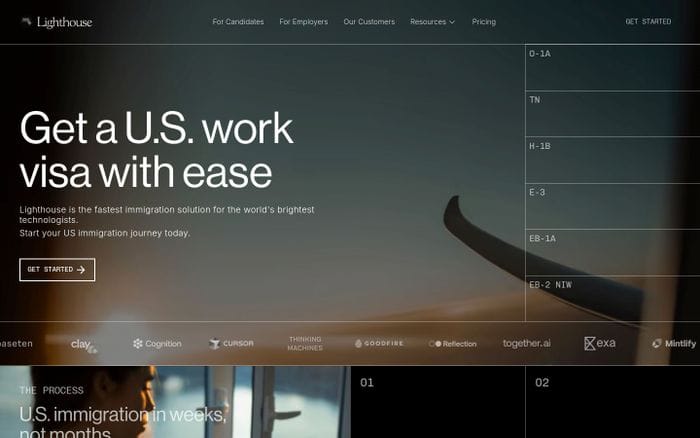Lighthouse website preview