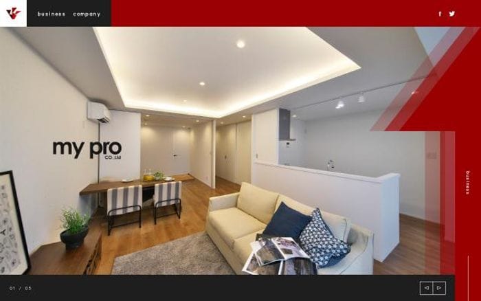 Mypro website preview