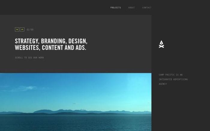 Camppacific website preview