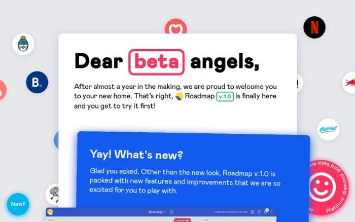 Onroadmap website preview
