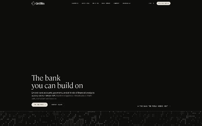 Griffin website preview