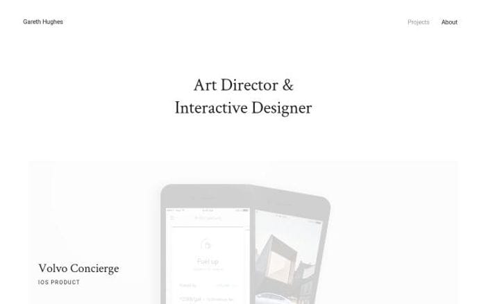 Garethhughes website preview