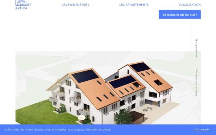 Azura website preview