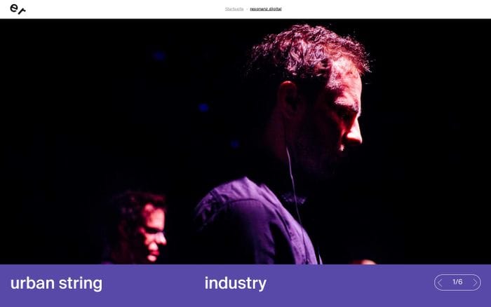 resonanz.digital – ensemble resonanz website preview
