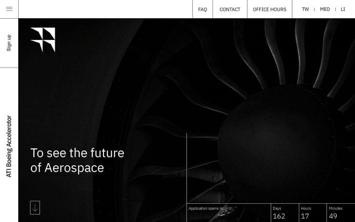 ATI Boeing Accelerator website preview