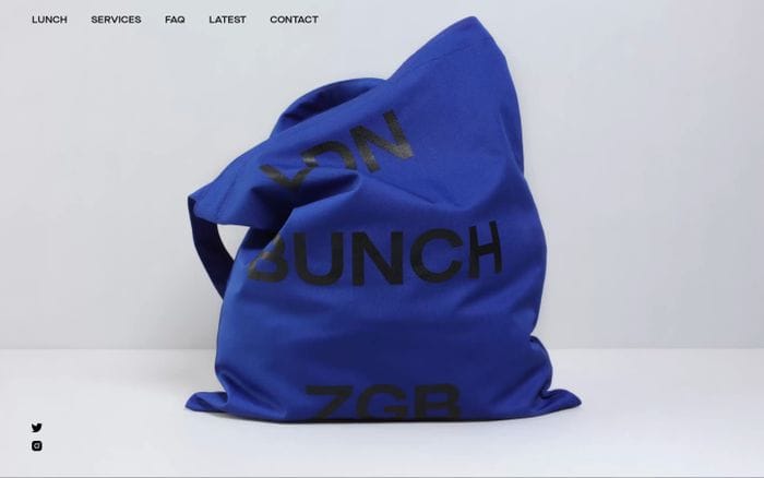 Lunch website preview