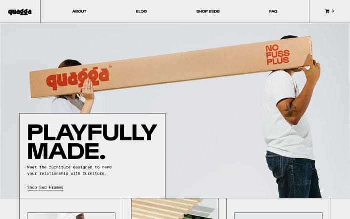 Quagga Designs website preview