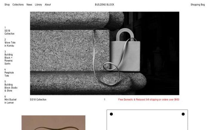 Building--block website preview