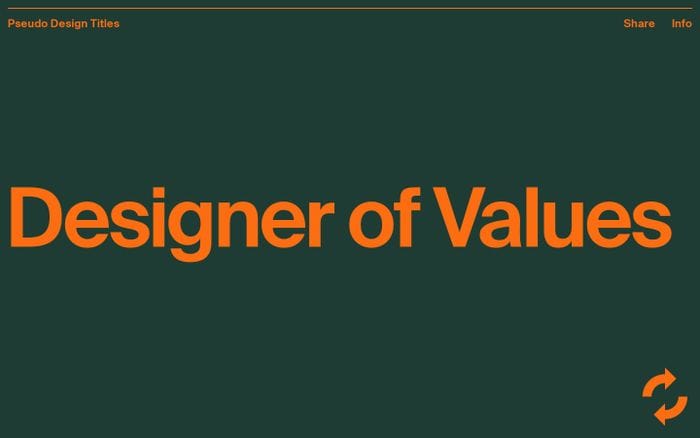 Pseudo Design Titles website preview