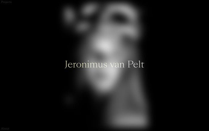 Jeronimus van Pelt - Jeronimus van Pelt website preview