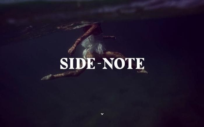 Side-note website preview