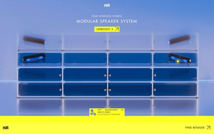 Hifi website preview