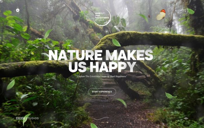 Real Happiness Project website preview