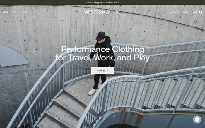 Western Rise website preview