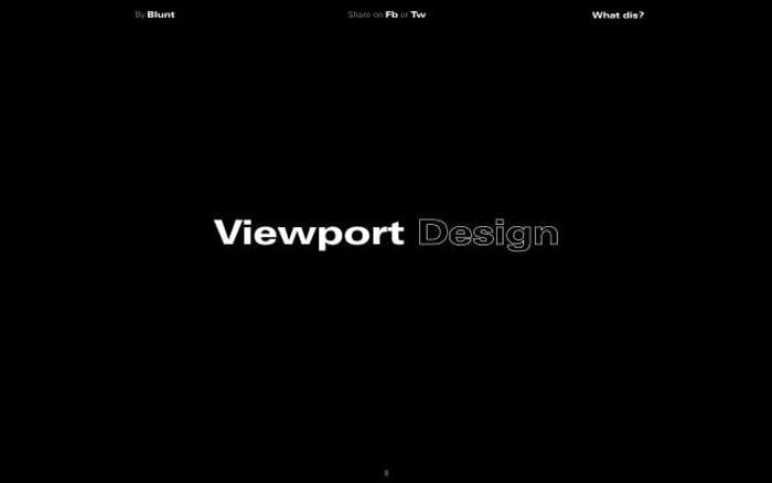 Viewport website preview