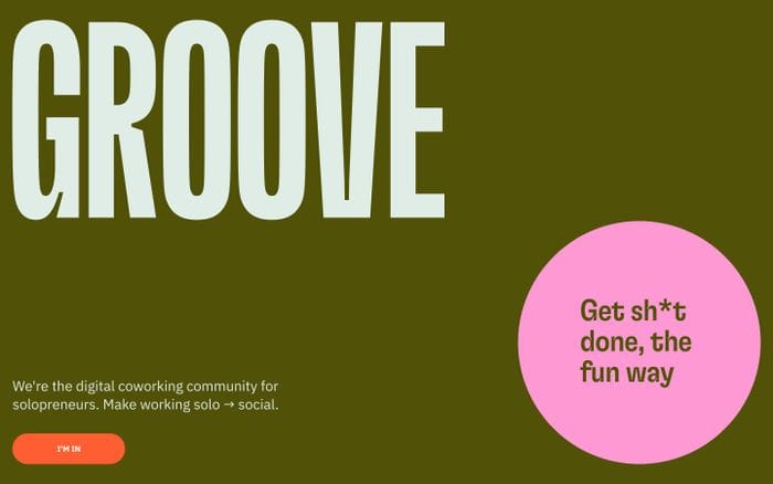 Groove website preview