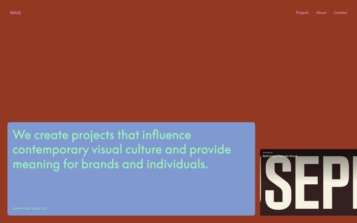 SMLXL website preview