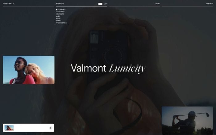 Thibaud Fellay website preview