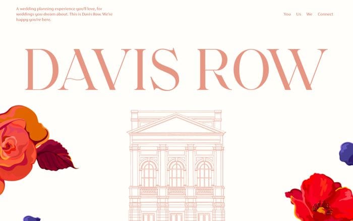 Davis Row website preview