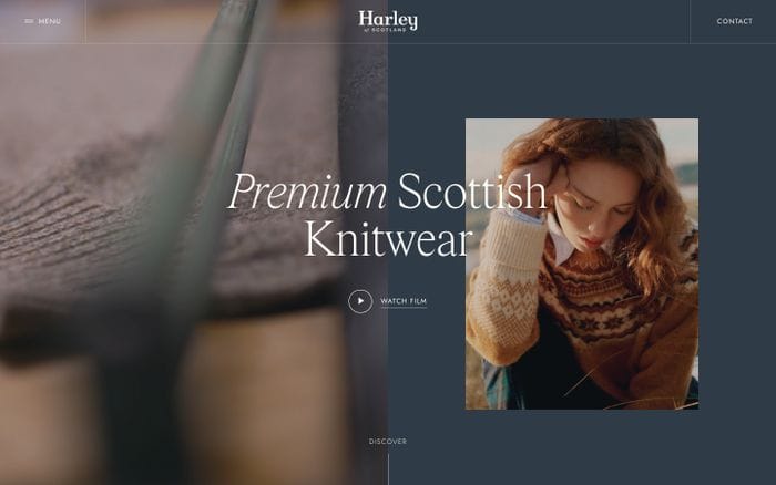 Harley of Scotland website preview