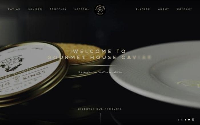 Gourmethouse website preview