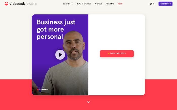 VideoAsk website preview
