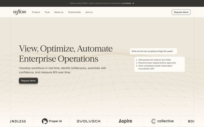 Reflow website preview