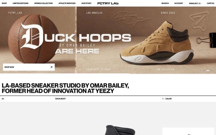 Fctry Lab website preview