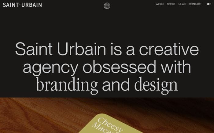 Saint Urbain website preview