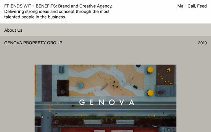 FRIENDS WITH BENEFITS website preview