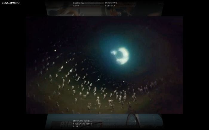 Contrario website preview