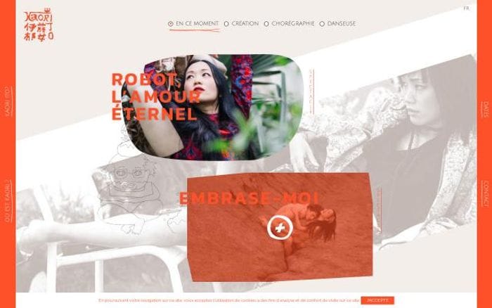 Kaoriito website preview