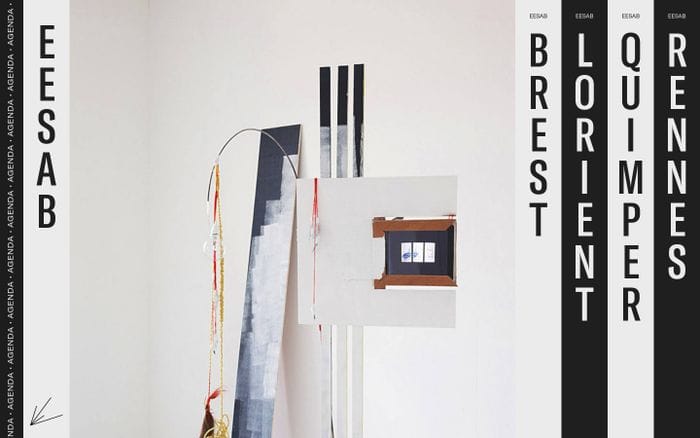École européenne supérieure d’art de Bretagne website preview